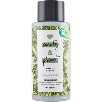 Love Beauty & Planet Детокс-кондиционер с зеленым розмарином и ветивером, 400 мл, Love Beauty And Planet