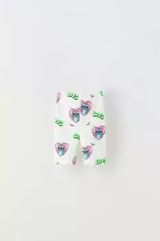 Love disney велосипедные леггинсы Zara, белый