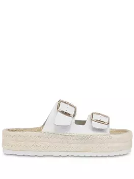 Love Moschino эспадрильи с пряжками, белый