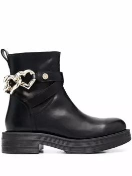Love Moschino ботинки с цепочкой, черный