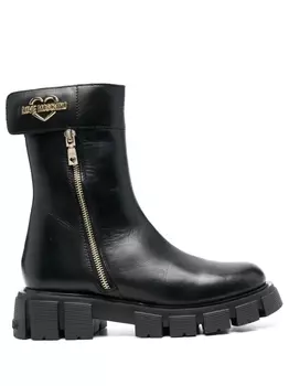 Love Moschino ботинки с логотипом, черный