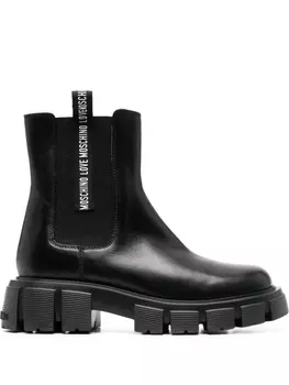 Love Moschino ботинки с логотипом, черный