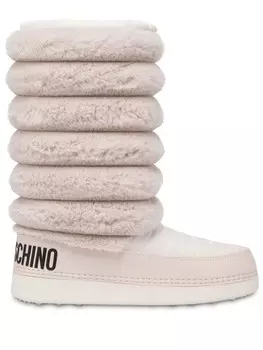 Love Moschino ботинки с логотипом, нейтральный цвет