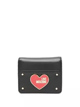 Love Moschino бумажник с логотипом, черный