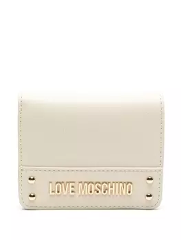 Love Moschino бумажник с логотипом, нейтральный цвет
