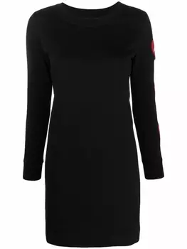 Love Moschino декорированное платье-свитер, черный