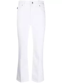 Love Moschino джинсы с логотипом, белый