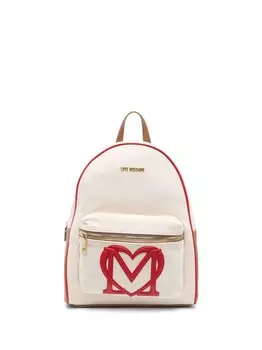 Love Moschino фактурный рюкзак с логотипом, нейтральный