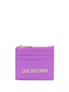 Love Moschino кошелек из искусственной кожи с логотипом, фиолетовый