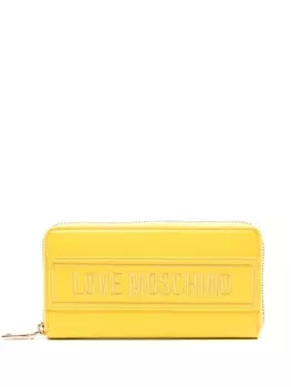 Love Moschino кошелек из искусственной кожи с нашивкой-логотипом, желтый