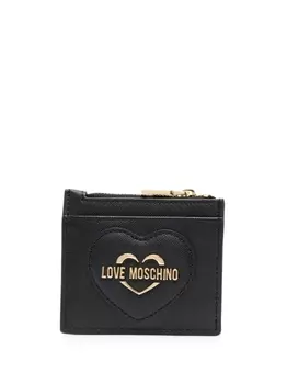 Love Moschino кошелек на молнии с логотипом, желтый