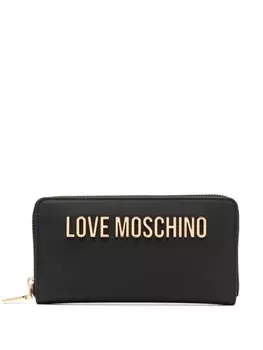 Love Moschino кошелек с логотипом, черный