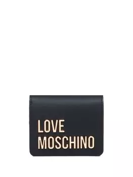 Love Moschino кошелек с логотипом, черный