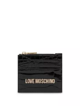 Love Moschino кошелек с логотипом, черный