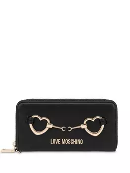Love Moschino кошелек с логотипом, черный