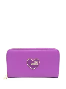 Love Moschino кошелек с логотипом, фиолетовый
