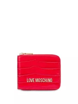 Love Moschino кошелек с логотипом, красный