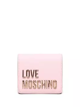 Love Moschino кошелек с логотипом, розовый
