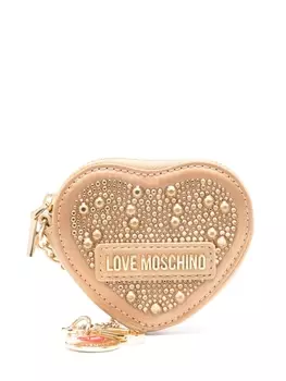 Love Moschino кошелек с логотипом, золотистый