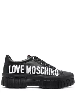 Love Moschino кроссовки с логотипом, черный