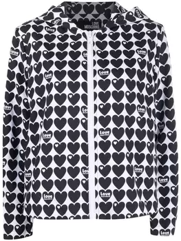 Love Moschino куртка с логотипом, белый
