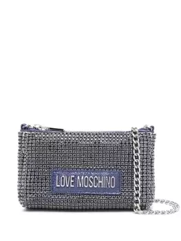Love Moschino мини-сумка с логотипом, синий
