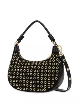 Love Moschino мини-сумка с люверсами, черный