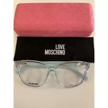 Love Moschino MOL583 Z90 Blue Aqua 55x14x140 Полный обод, 100% аутентичность