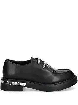 Love Moschino оксфорды с принтом, черный