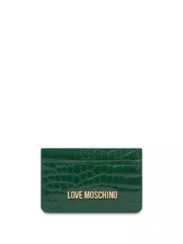 Love Moschino портфель с логотипом, зеленый