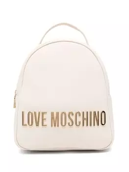 Love Moschino рюкзак с логотипом, нейтральный цвет