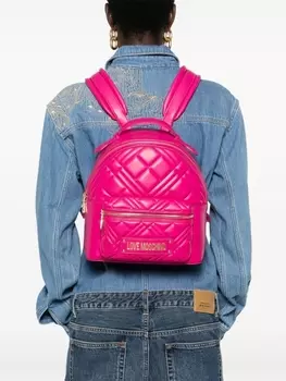 Love Moschino рюкзак с логотипом, розовый