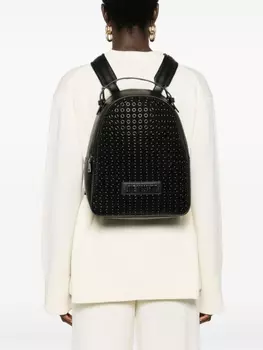 Love Moschino рюкзак с нашивкой-логотипом, черный