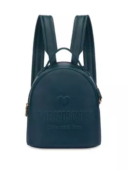 Love Moschino рюкзак с тисненым логотипом, зеленый