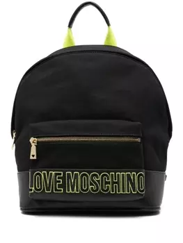 Love Moschino рюкзак с вышитым логотипом, черный