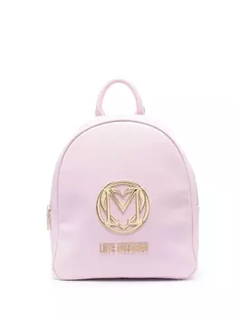 Love Moschino рюкзак среднего размера с логотипом, розовый