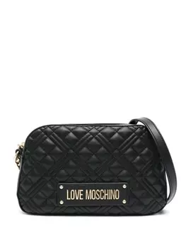 Love Moschino стеганая сумка через плечо, черный
