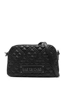 Love Moschino стеганая сумка через плечо, черный
