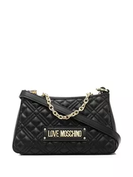Love Moschino стеганая сумка через плечо, черный