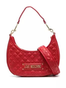 Love Moschino стеганая сумка на плечо, красный