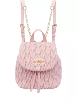 Love Moschino стеганый рюкзак, розовый