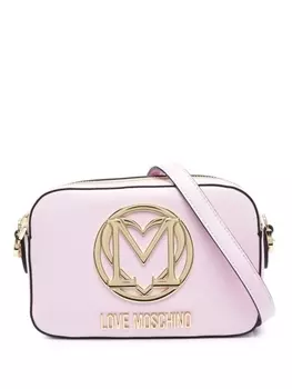 Love Moschino сумка через плечо с логотипом, розовый