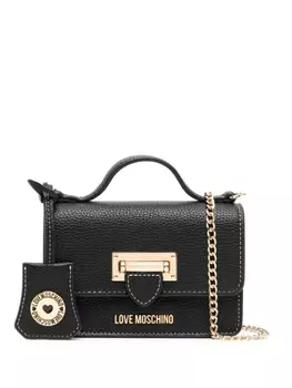Love Moschino сумка через плечо с логотипом, черный