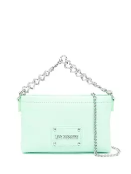 Love Moschino сумка через плечо с логотипом, зеленый