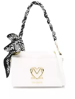 Love Moschino сумка через плечо с логотипом, белый