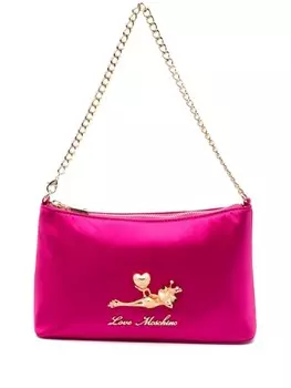 Love Moschino сумка через плечо с логотипом, розовый