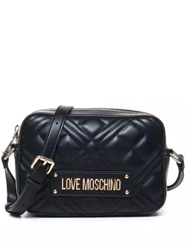 Love Moschino сумка через плечо с логотипом, черный