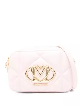 Love Moschino сумка через плечо с логотипом, розовый