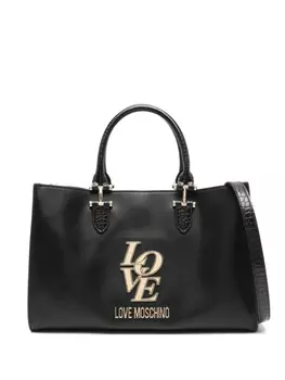Love Moschino сумка через плечо с логотипом, черный