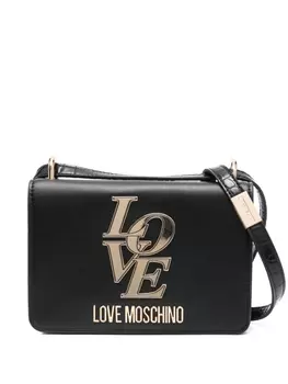 Love Moschino сумка через плечо с логотипом, черный